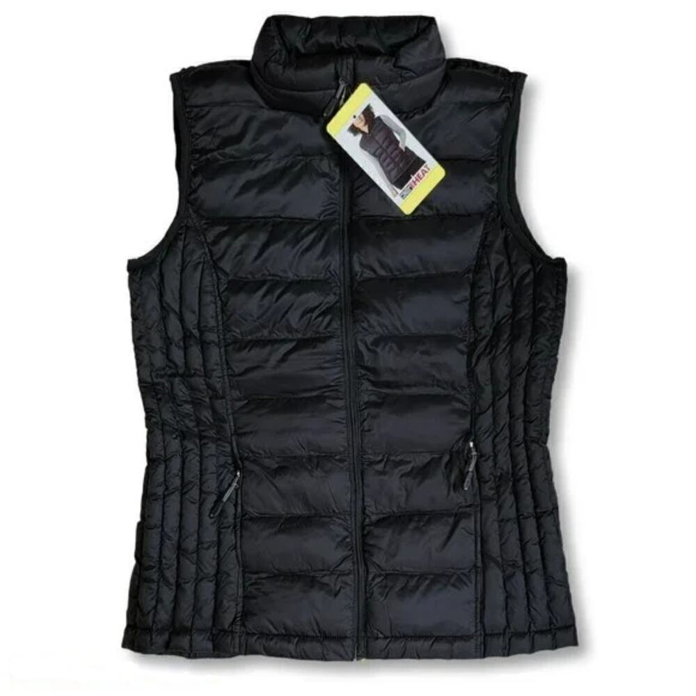 New! 32 Degrees Quilted Stand-up Collar Lightweight Warmth Full Zip Vest - Picture 6 of 8